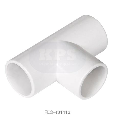 OS13 Tee 21.5mm Overflow White Waste Overflow