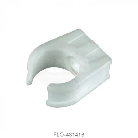 OS16 Pipe Clip 21.5mm Overflow White Waste Overflow