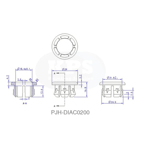 Overflow Ring Brushed Brass Bathroom Brands