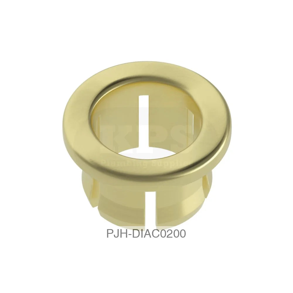 Overflow Ring Brushed Brass Bathroom Brands