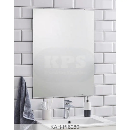 Piazza 600x800mm Mirror Bathrooms-Furniture-Mirrors & Cabinets