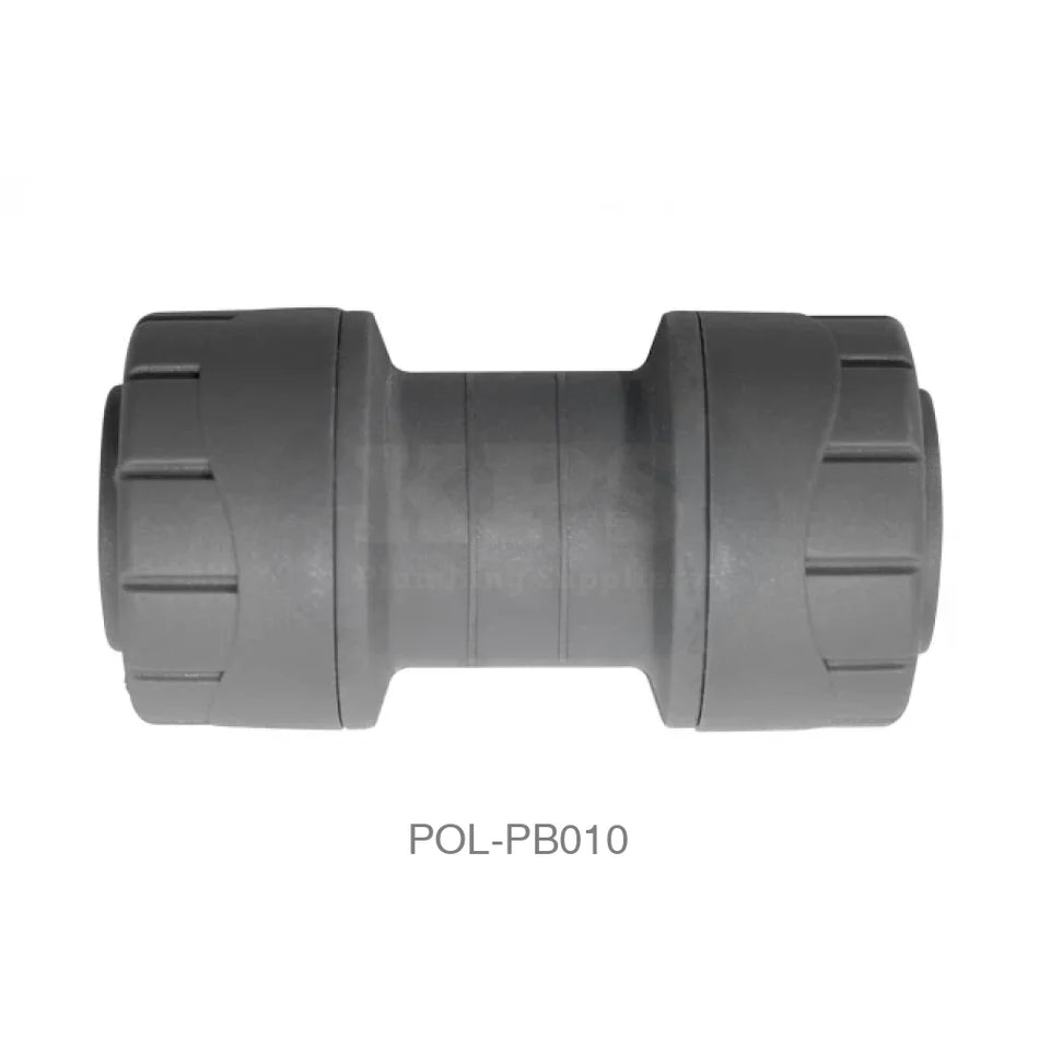 POLYPLUMB Coupler 10mm Plastic Pipe & Fittings