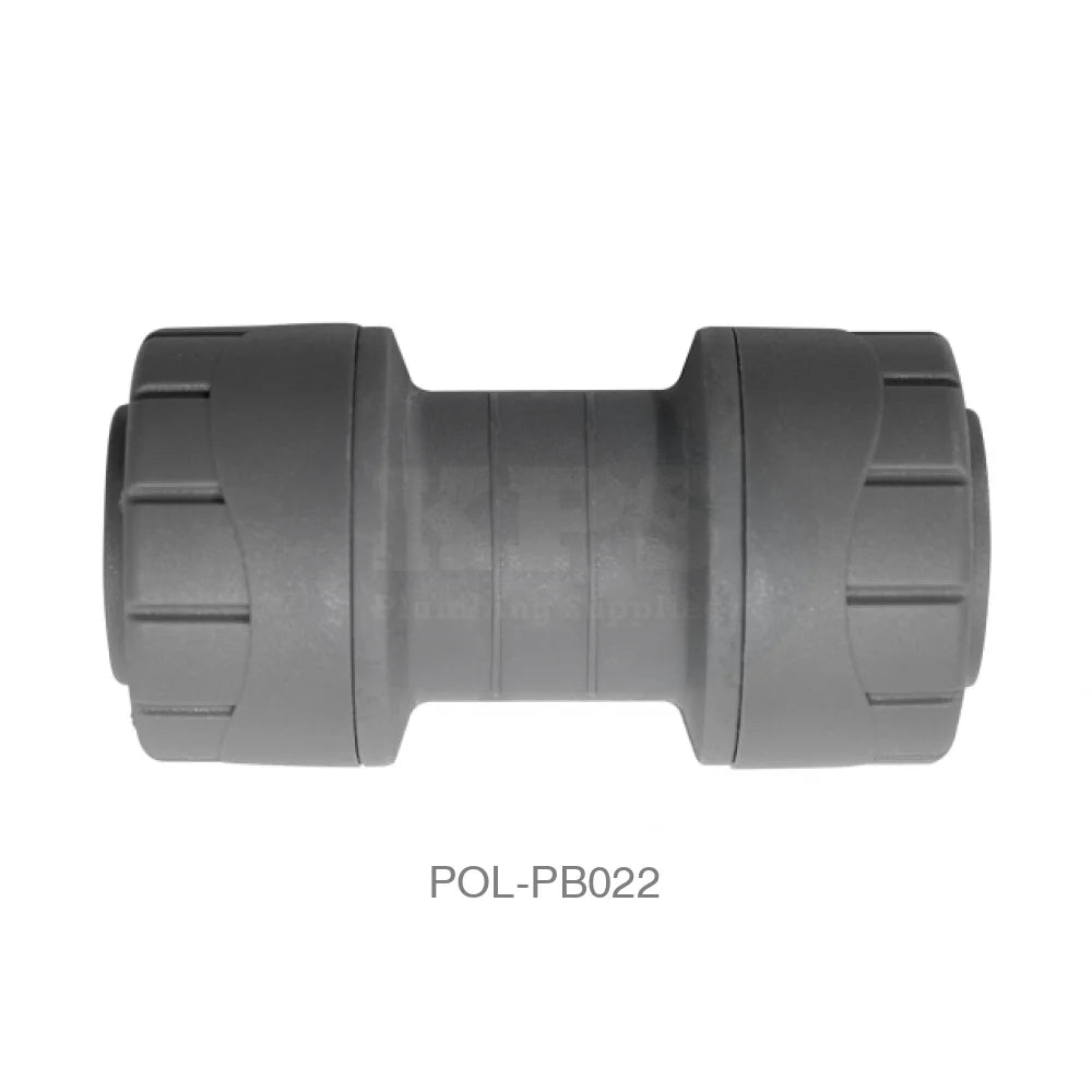 POLYPLUMB Coupler 22mm Plastic Pipe & Fittings