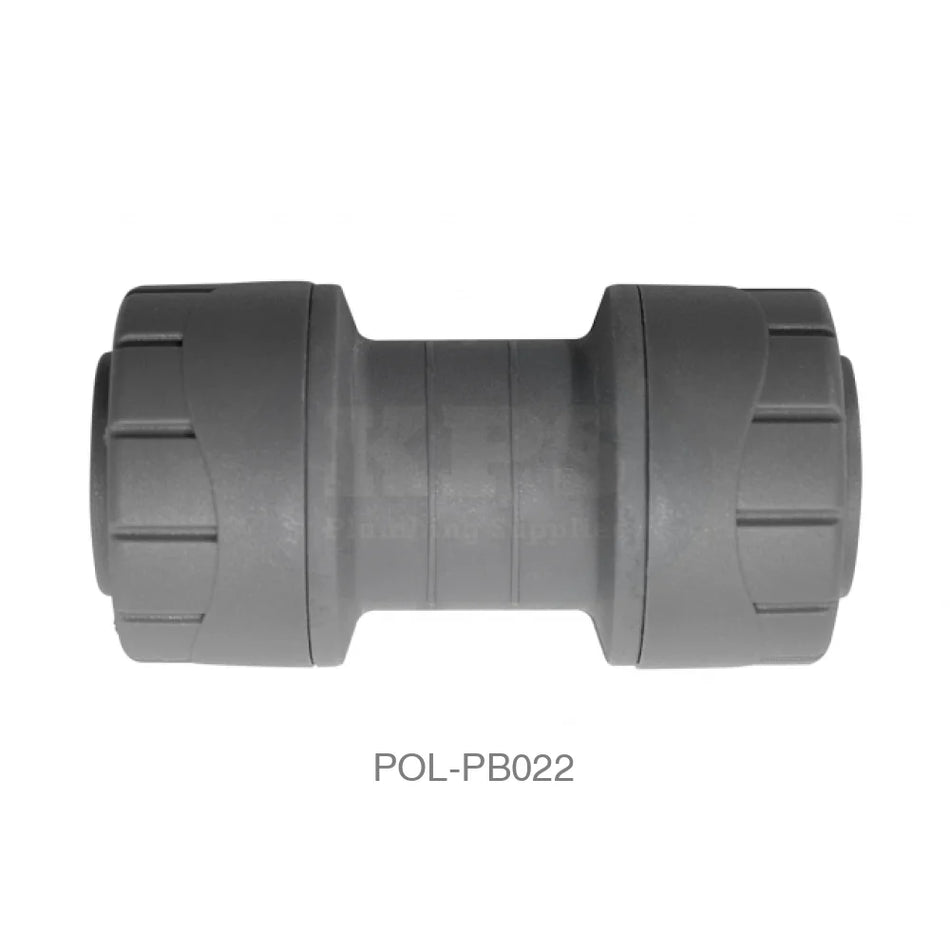 POLYPLUMB Coupler 22mm Plastic Pipe & Fittings