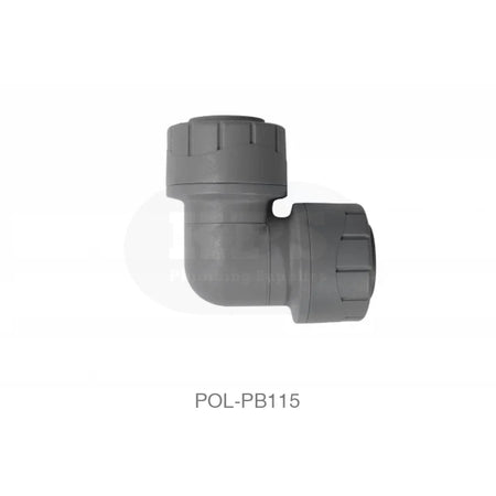 POLYPLUMB Elbow 15mm Plastic Pipe & Fittings