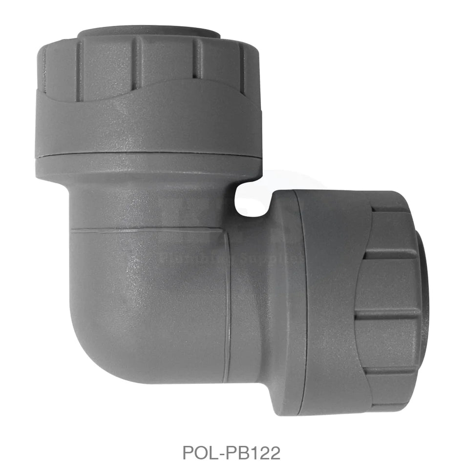 POLYPLUMB Elbow 22mm Plastic Pipe & Fittings