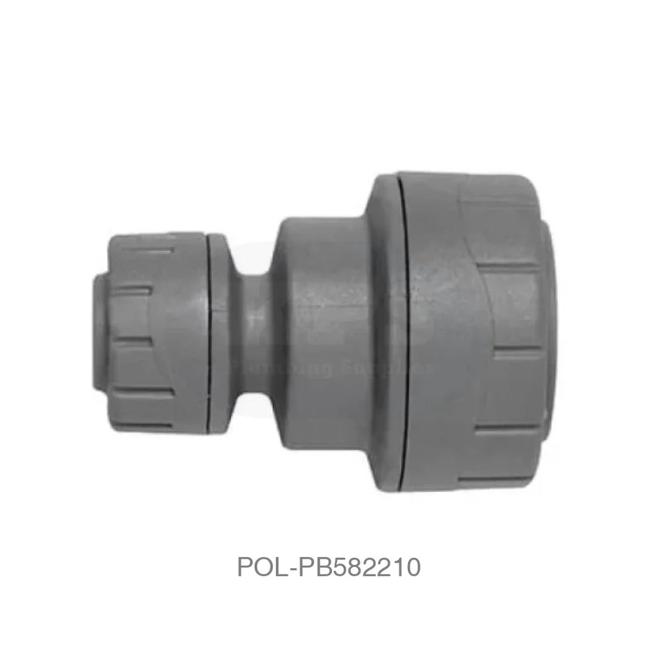 POLYPLUMB Reducing Coupler 22mm x 10mm Plastic Pipe & Fittings