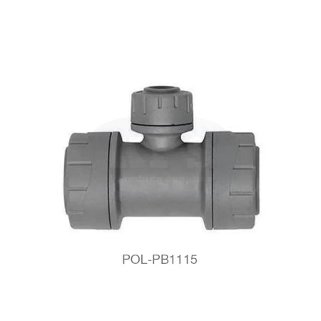 POLYPLUMB Reducing Tee Branch 15mm x 15mm x 10mm Plastic Pipe & Fittings