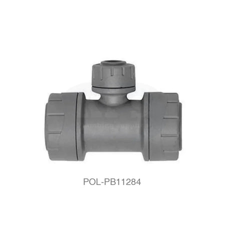POLYPLUMB Reducing Tee Branch 28mm x 28mm x 22mm Plastic Pipe & Fittings
