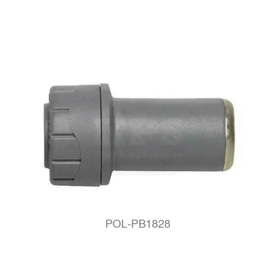 POLYPLUMB Socket Reducer 28mm x 22mm Plastic Pipe & Fittings