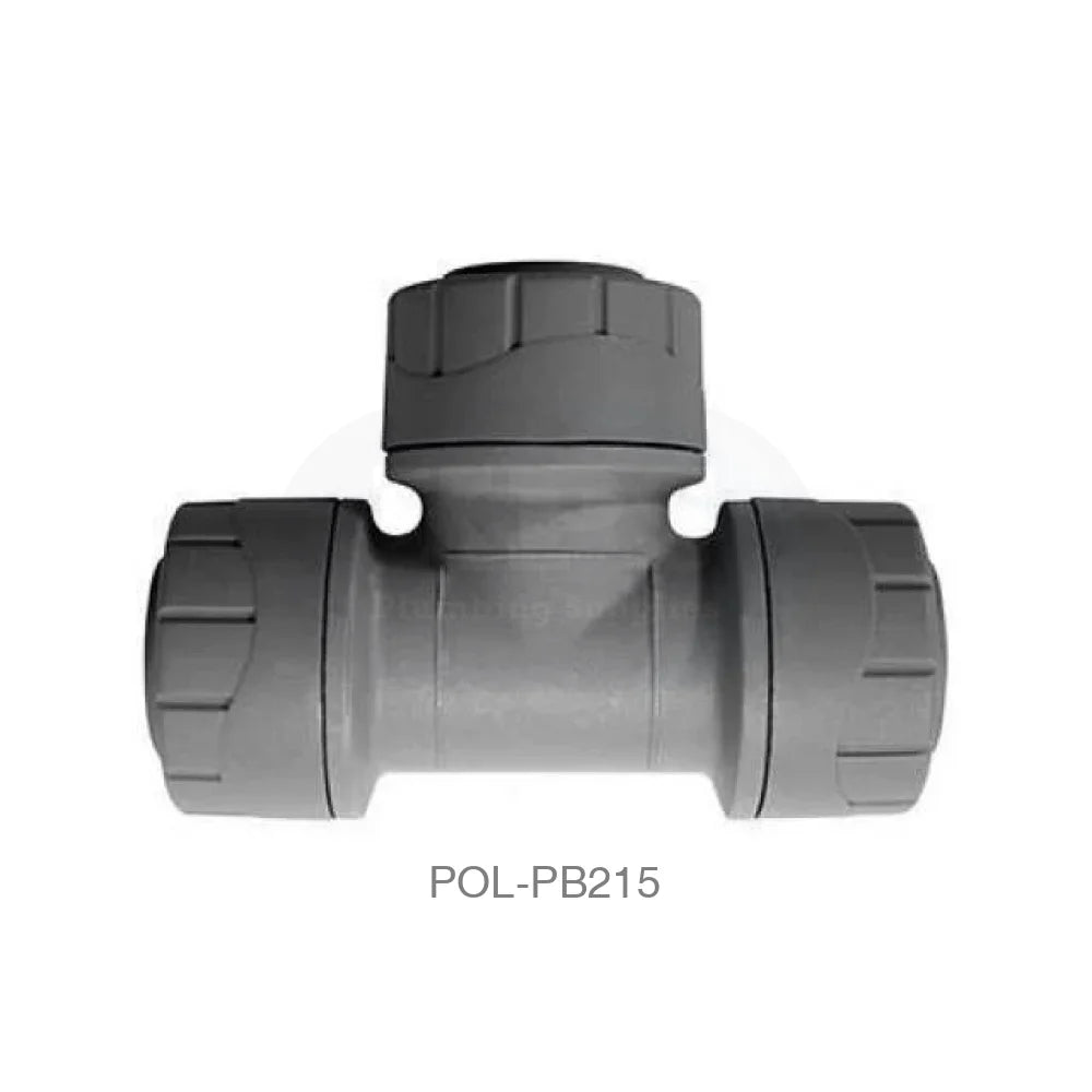 POLYPLUMB Tee 15mm Plastic Pipe & Fittings