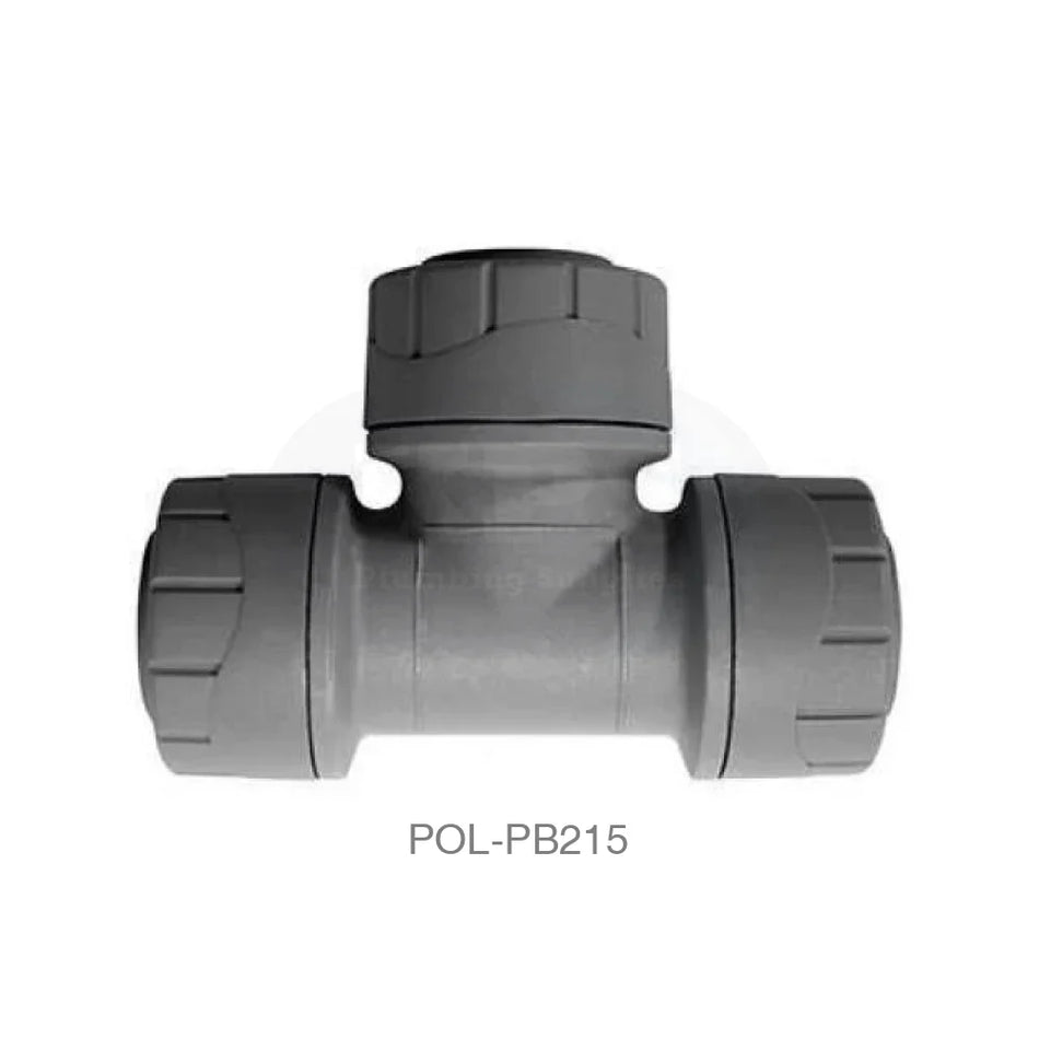 POLYPLUMB Tee 15mm Plastic Pipe & Fittings