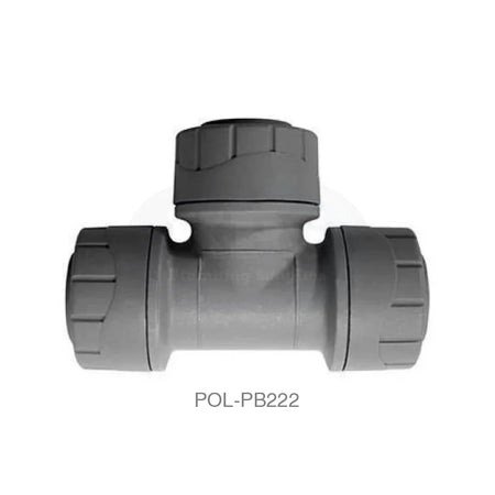 POLYPLUMB Tee 22mm Plastic Pipe & Fittings