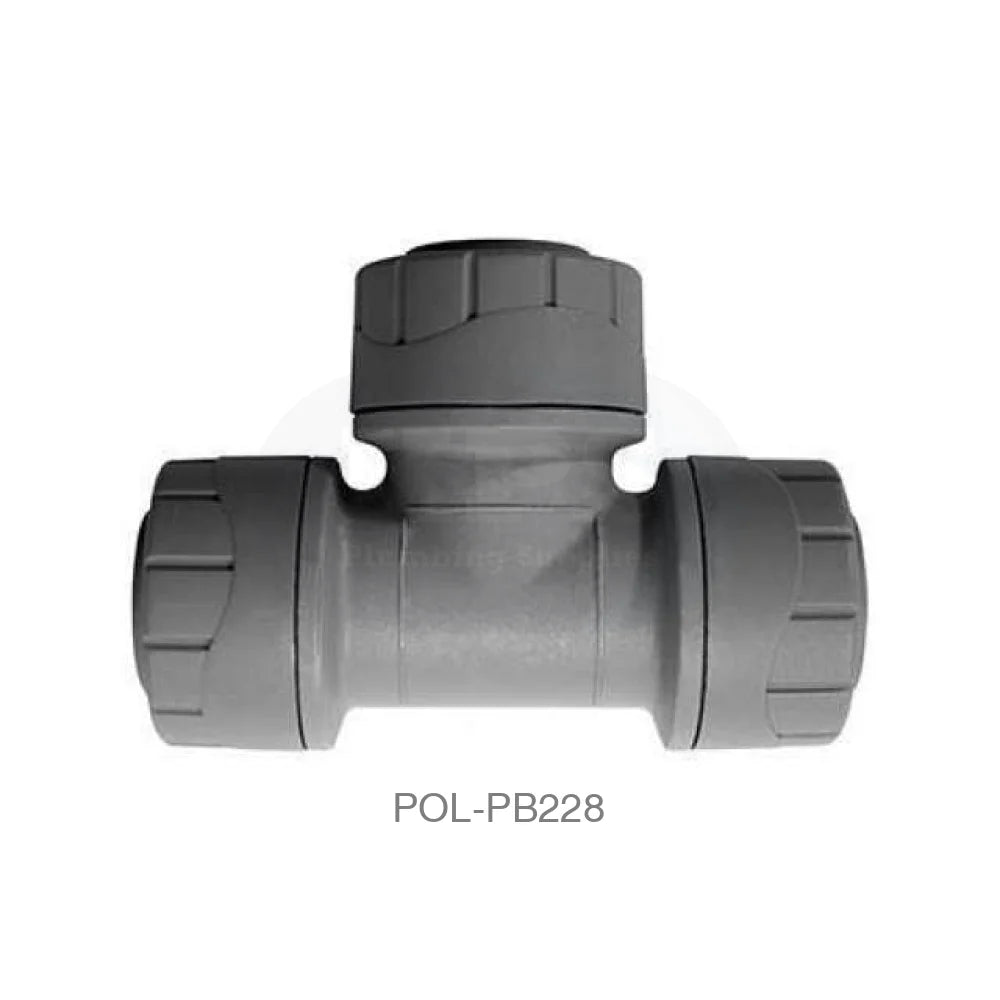 POLYPLUMB Tee 28mm Plastic Pipe & Fittings