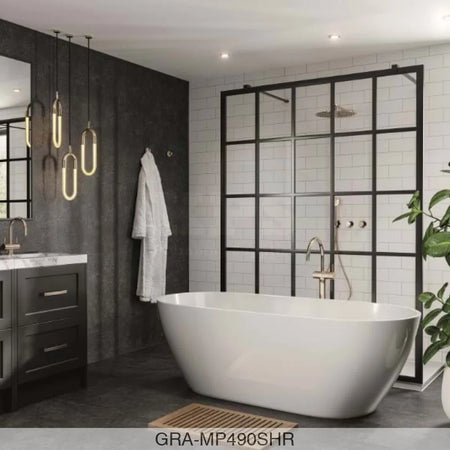 Pure Panel - Black Mineral (0490) - Unlipped - 2400x1200x11mm - FSC Mix 70% Wall Panels