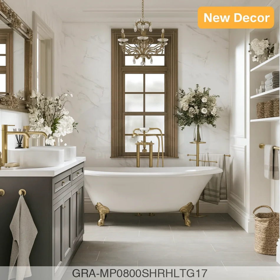 Pure Panel - Crystal Marble (0800) - Hydro-Lock T&G - 2400x1200x11mm - FSC Mix 70% Wall Panels