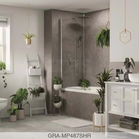 Pure Panel - Grey Mineral (0487) - Unlipped - 2400x1200x11mm - FSC Mix 70% Wall Panels