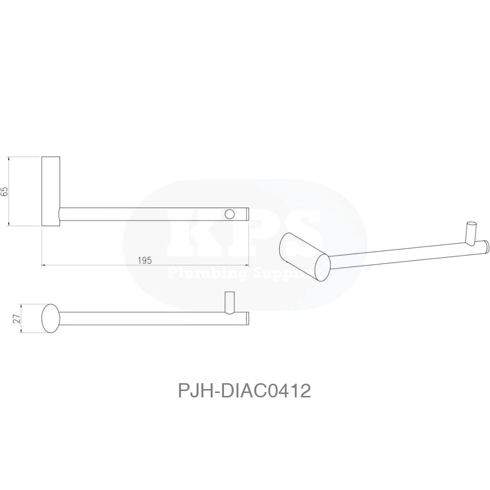 Ronde Toilet Roll Holder Chrome Bathroom Brands