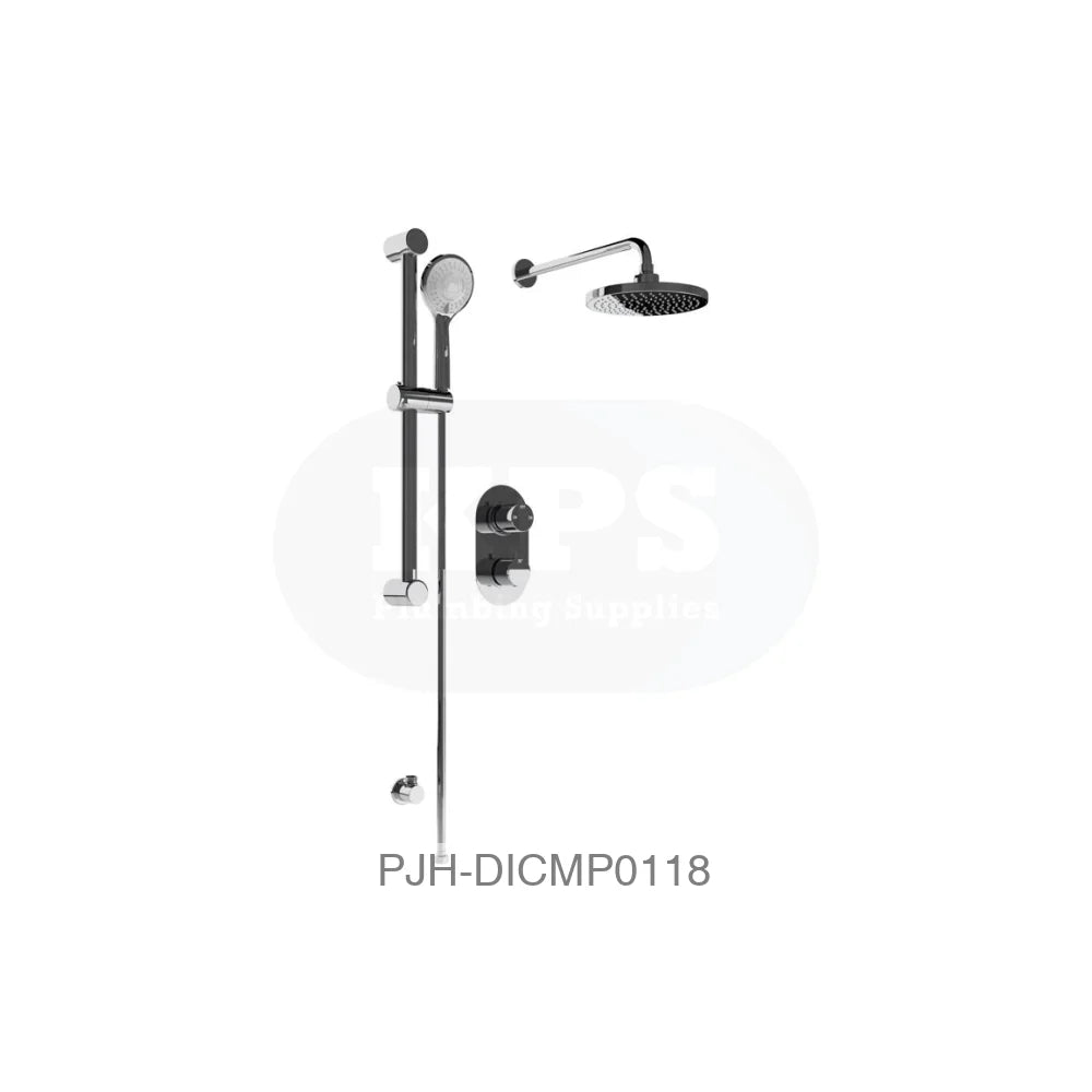 Round Concealed Valve Head & Arm Chrome Bathroom Brands