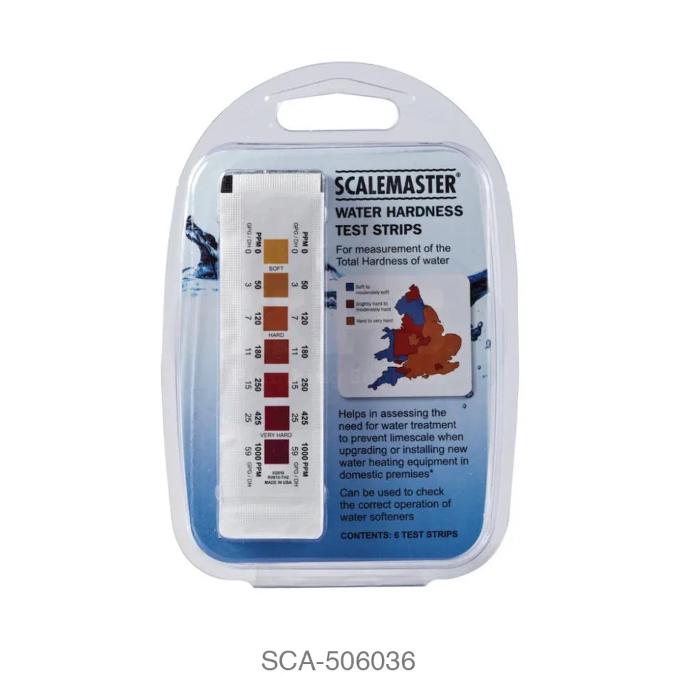 Scalemaster Inhibitor Test Strips Pack 50 Water Treatments