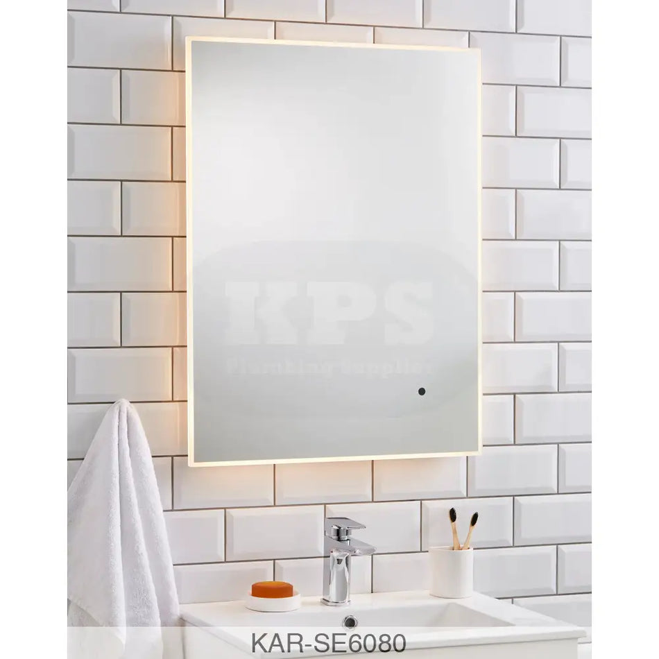 Seattle 600x800mm Mirror Bathrooms-Furniture-Mirrors & Cabinets