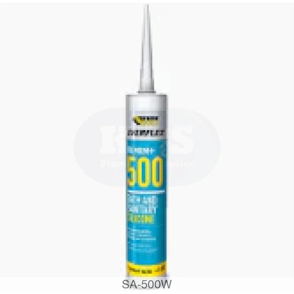 SILICONE 500 WHITE Sealants & Mastics