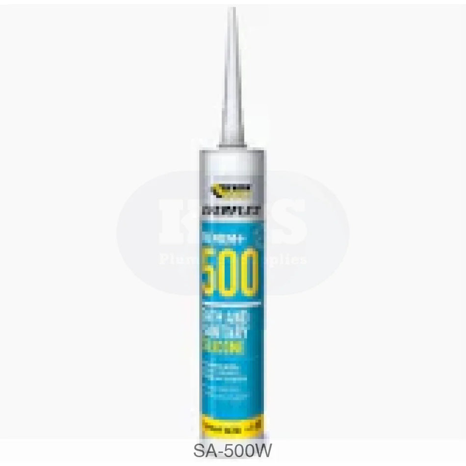 SILICONE 500 WHITE Sealants & Mastics