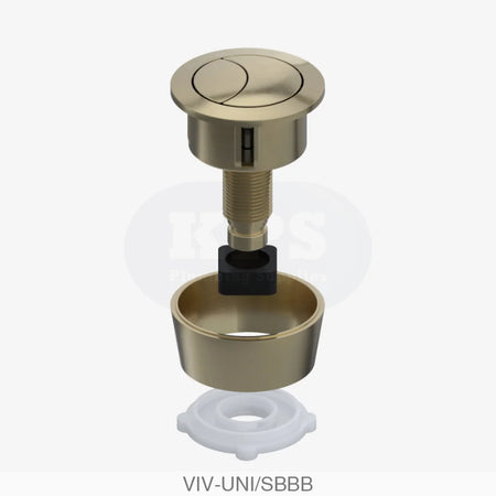 Skylo Brushed Brass Dual Flush Button Plumbing Spares