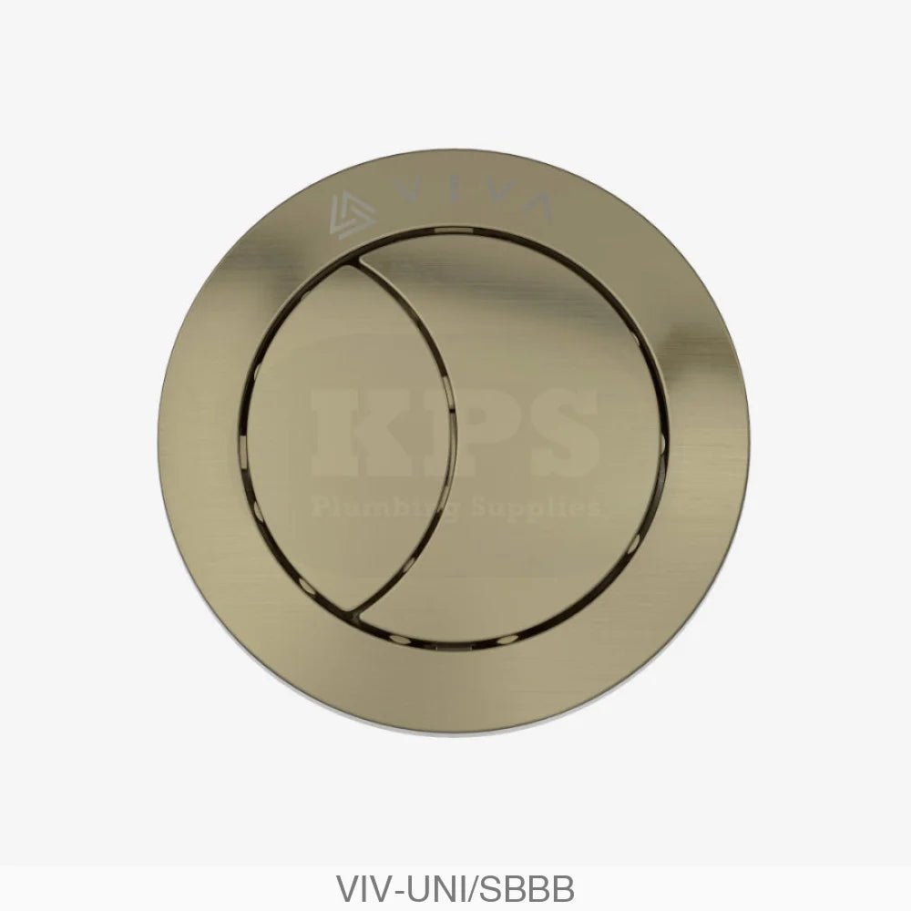 Skylo Brushed Brass Dual Flush Button Plumbing Spares