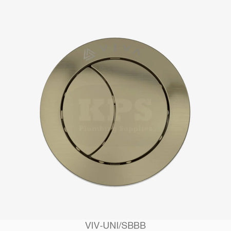 Skylo Brushed Brass Dual Flush Button Plumbing Spares