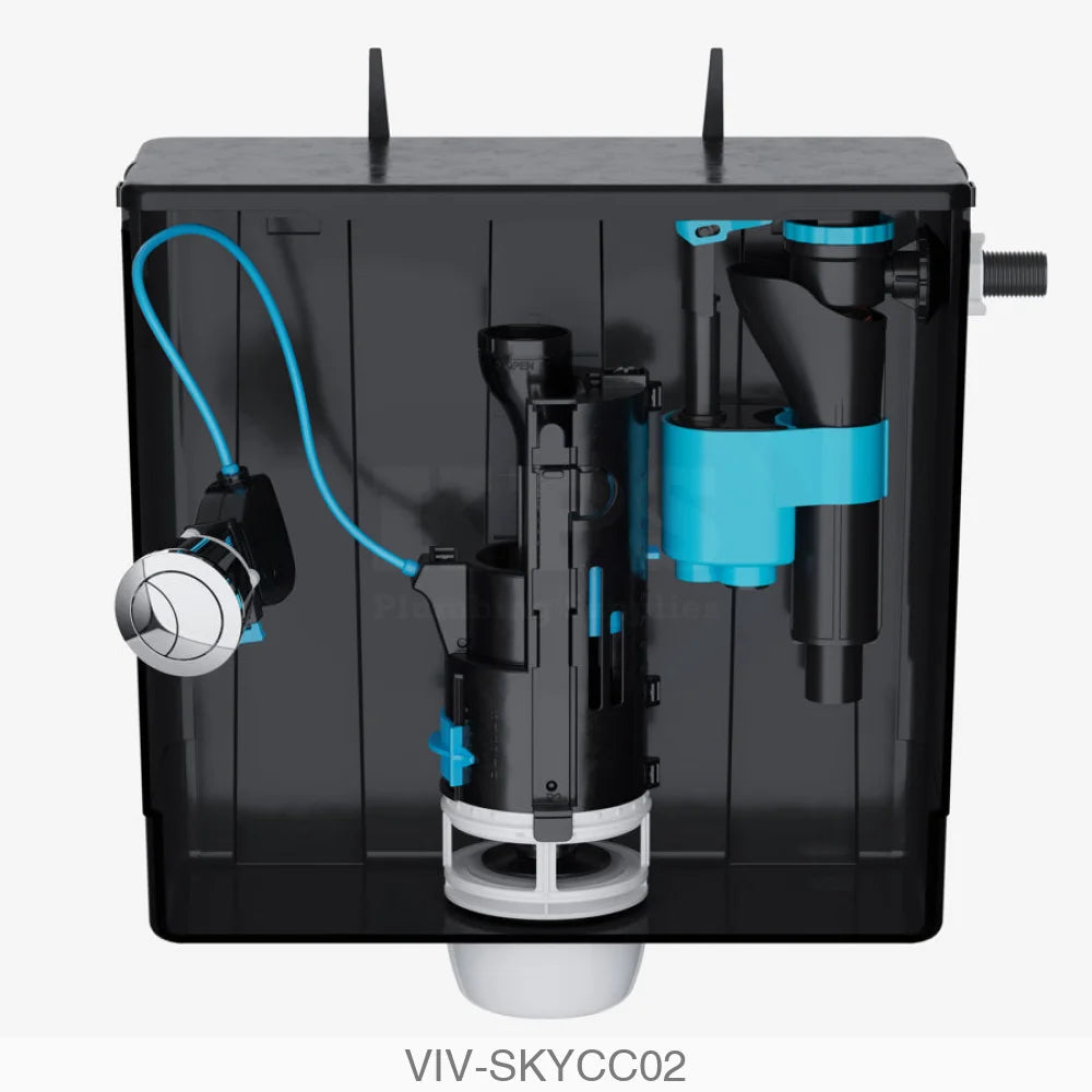 Skylo (Side Entry) Black Concealed Cistern SKYCC02 Plumbing Spares
