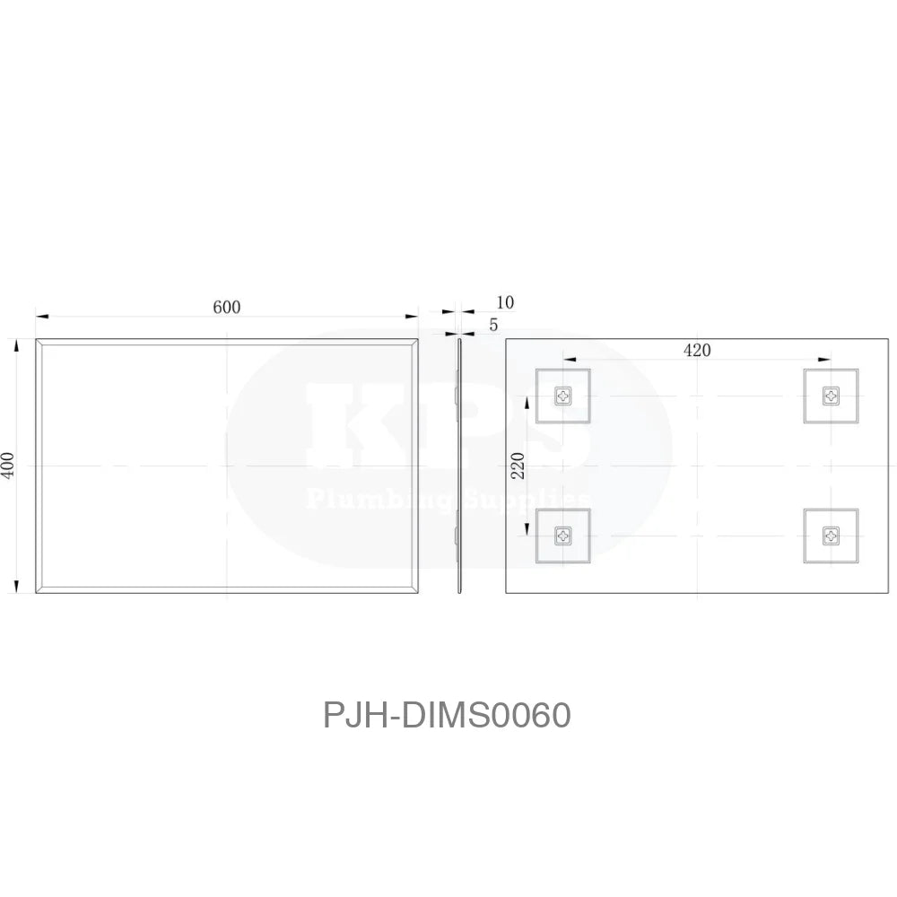 Soleil 400 X 600 Rectangle Mirror Bathroom Brands