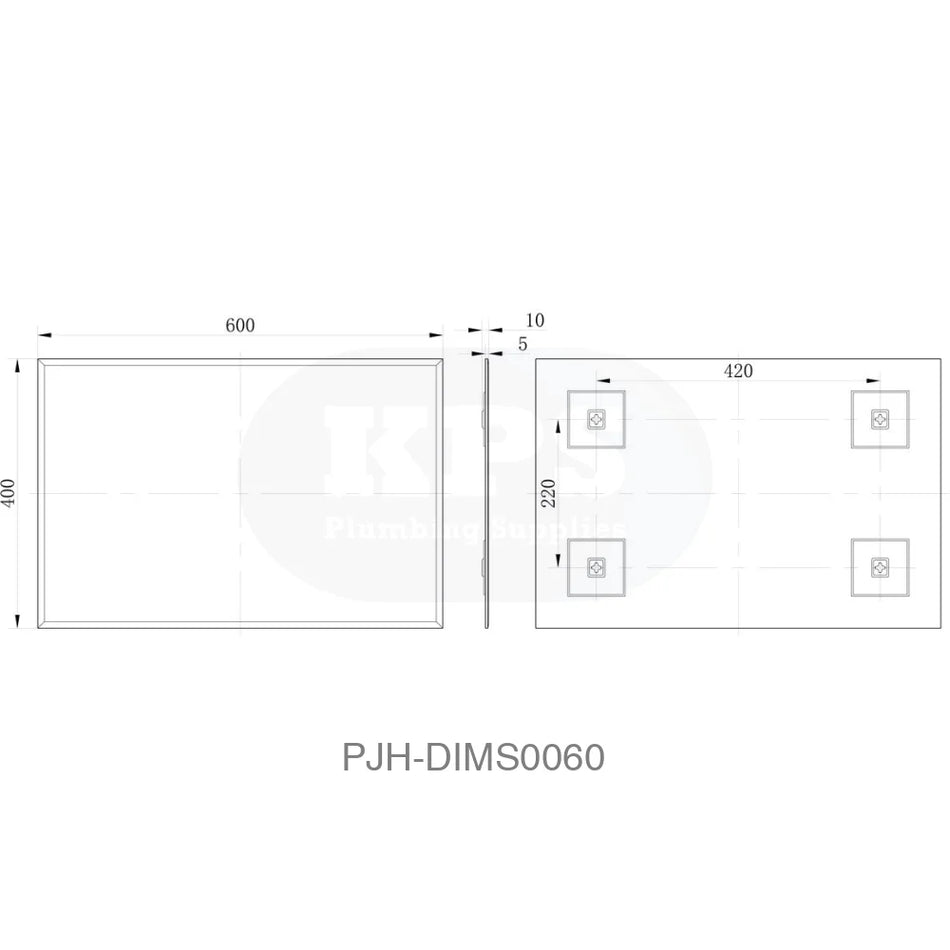 Soleil 400 X 600 Rectangle Mirror Bathroom Brands