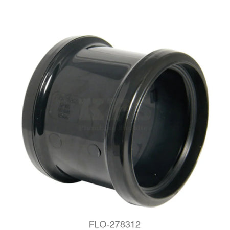 SP105 Coupling 110mm Double Socket Black Waste Soil Systems