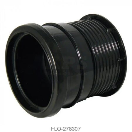 SP107 Drain Connector 110mm Black Waste Soil Systems
