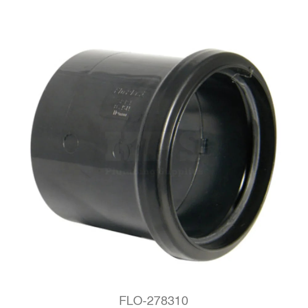 SP124 Pipe Coupling 110mm Ring Seal Black Waste Soil Systems