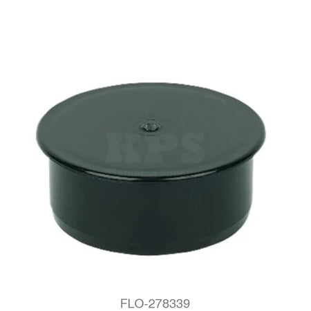 SP296 Socket Plug 110mm Black Waste Soil Systems