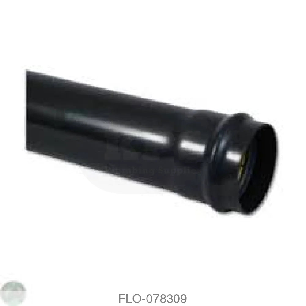 SP4 Single Socket Pipe 110mm x 4mtr Black Waste Soil Systems