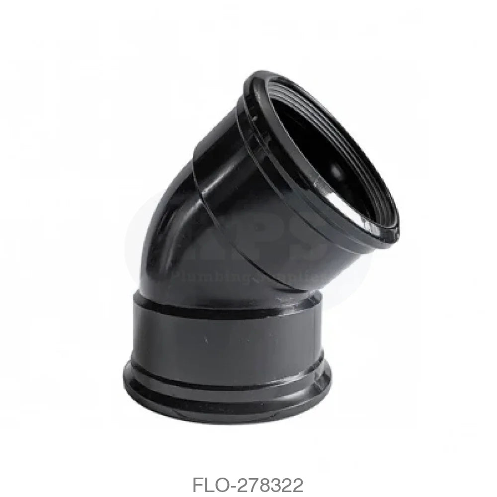 SP563 Bend 135° 110mm Black Waste Soil Systems