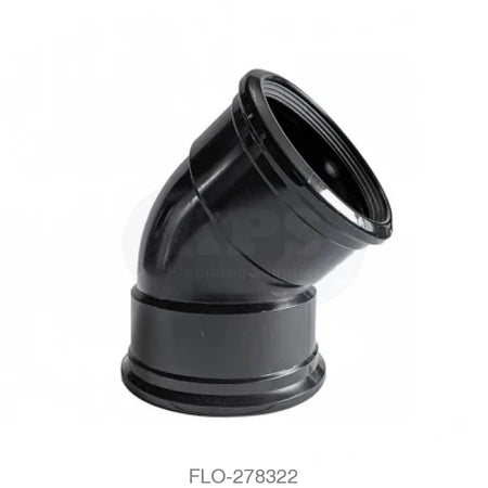 SP563 Bend 135° 110mm Black Waste Soil Systems