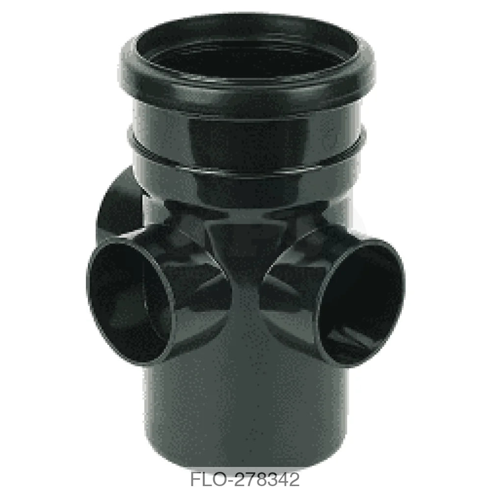 SP581 Boss Pipe 110mm Socket/Spigot Black Waste Soil Systems