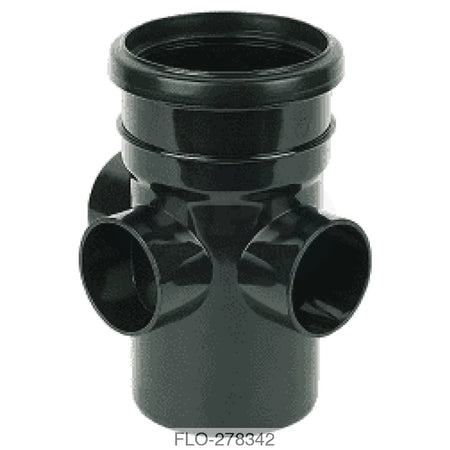 SP581 Boss Pipe 110mm Socket/Spigot Black Waste Soil Systems
