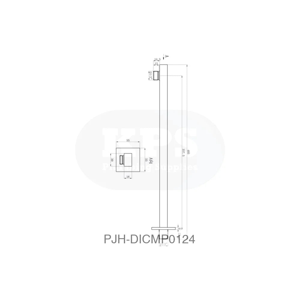 Square Concealed Valve Head & Arm Brass Bathroom Brands