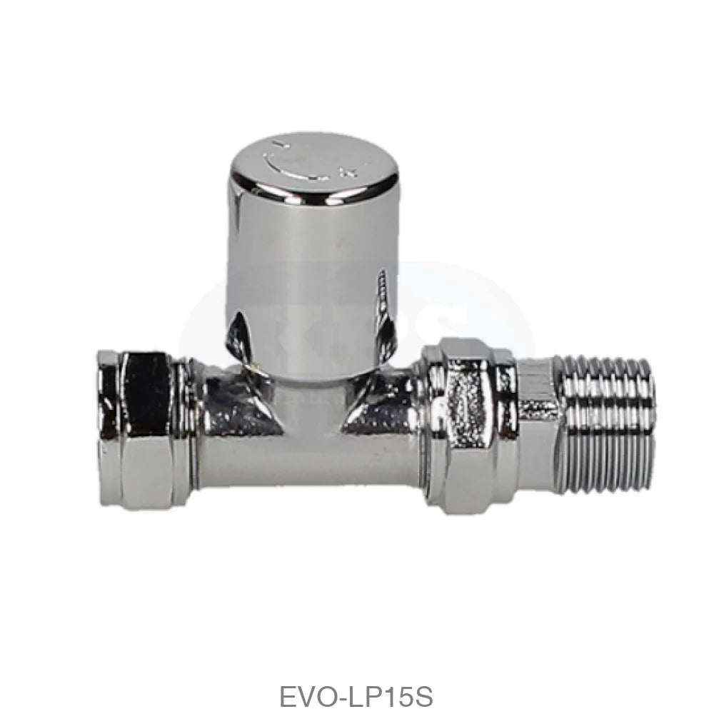 Straight Lockshield Light Pattern Radiator Valves
