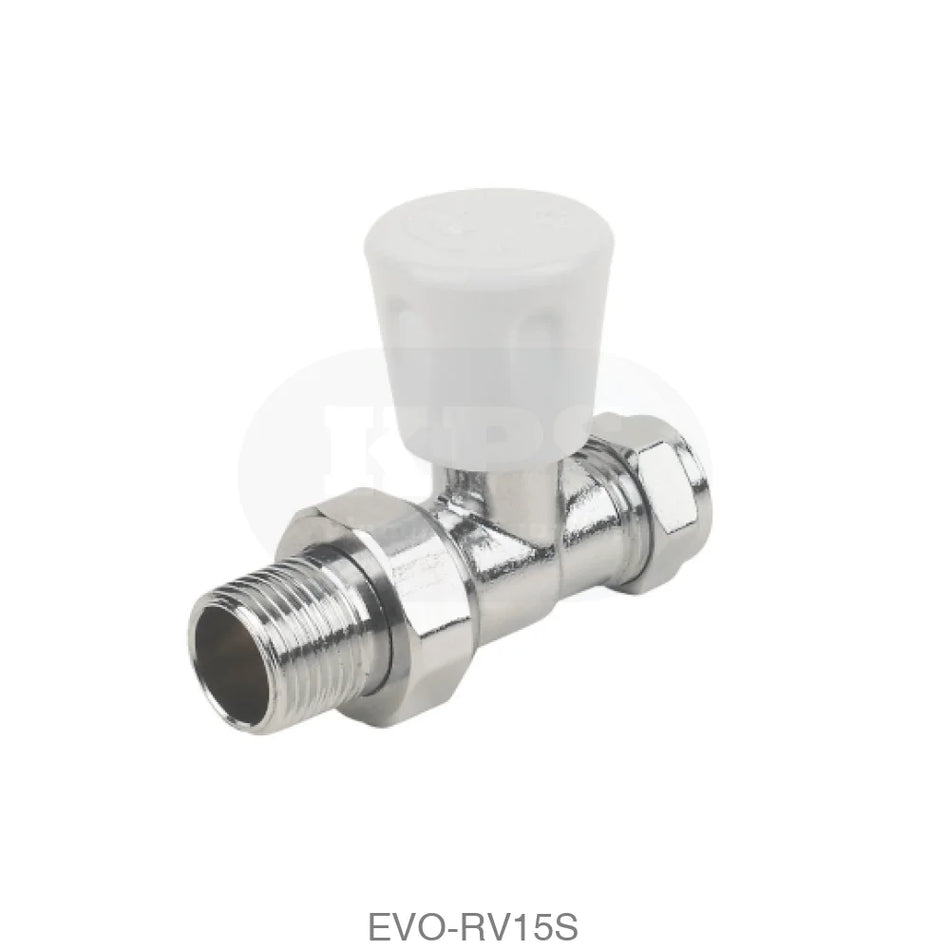 Straight Lockshield Valve - Contract Radiator Valves
