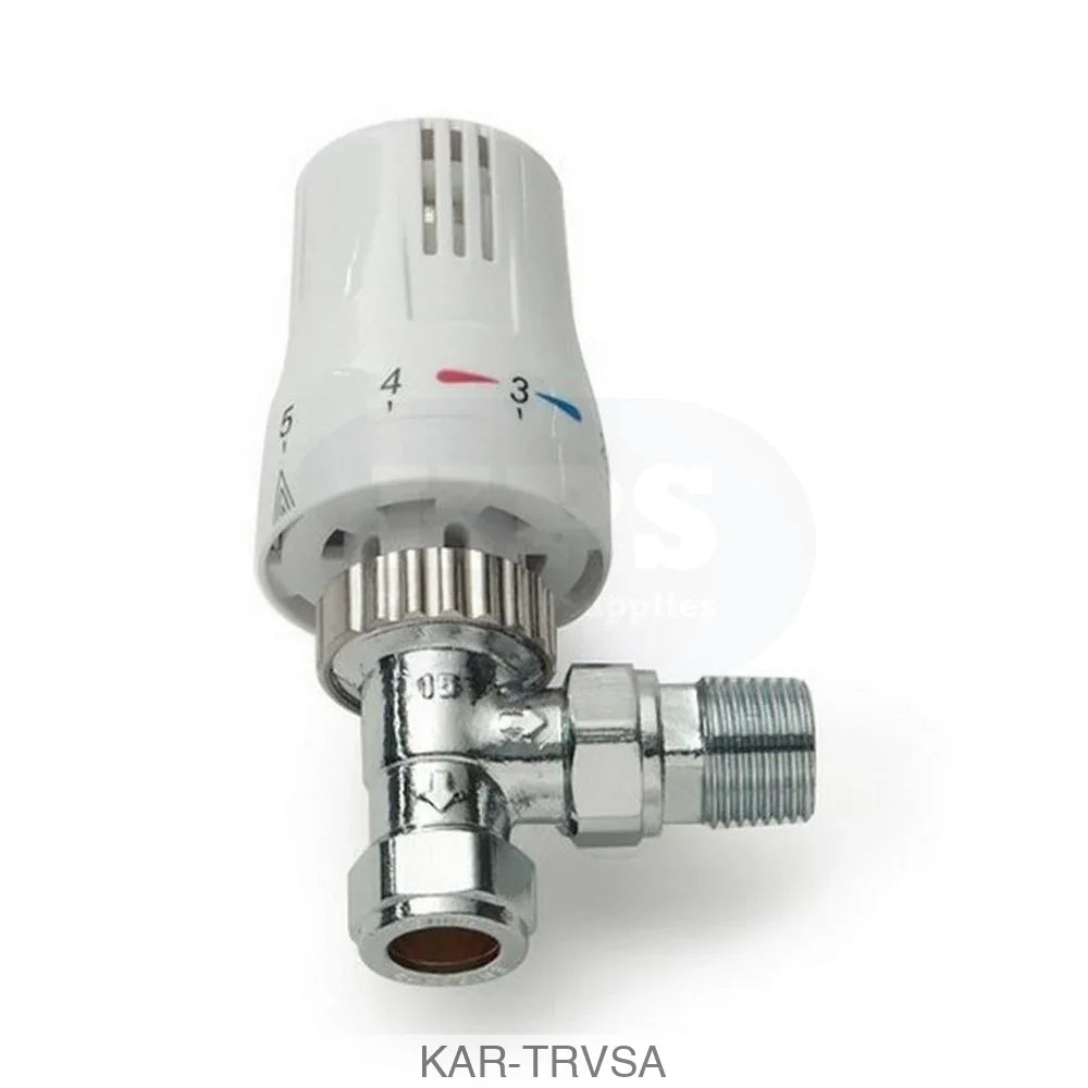 Style Angled TRV Radiator Valves