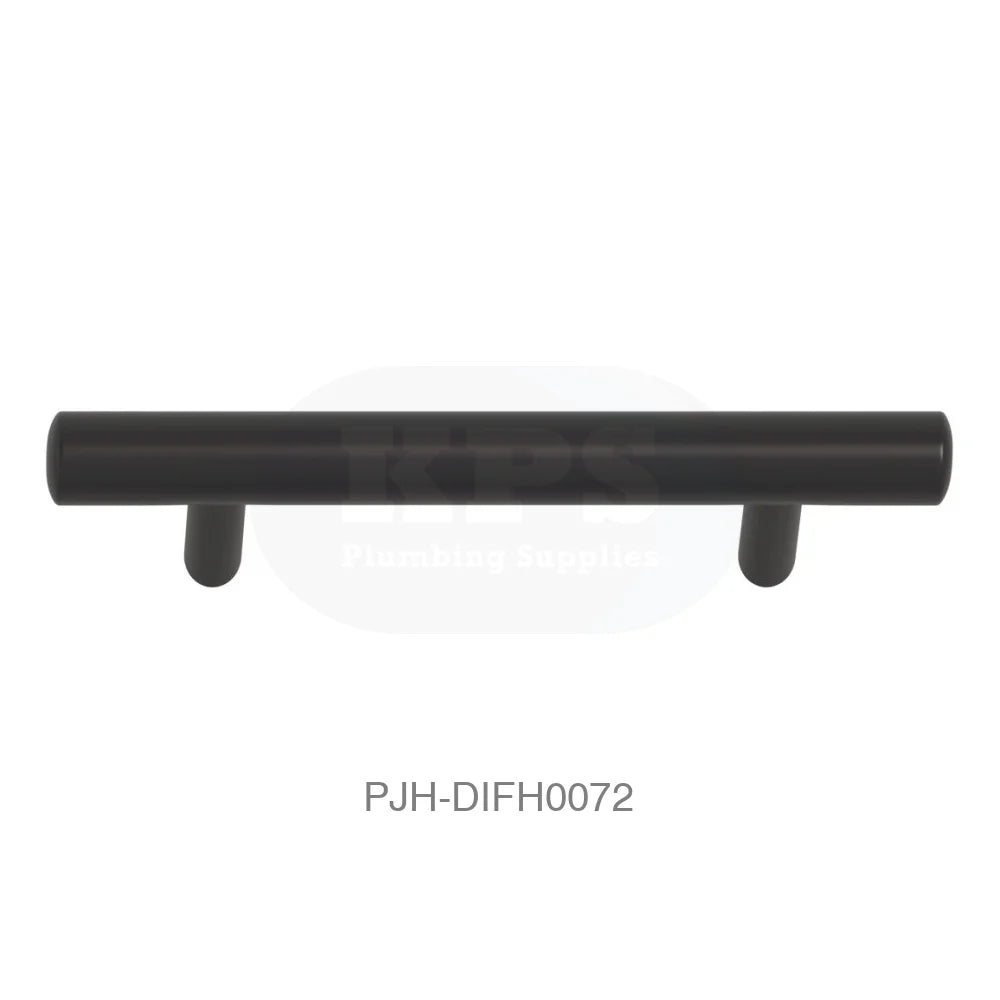 T Bar Handle 160mm Black (96 Ch) Bathroom Brands