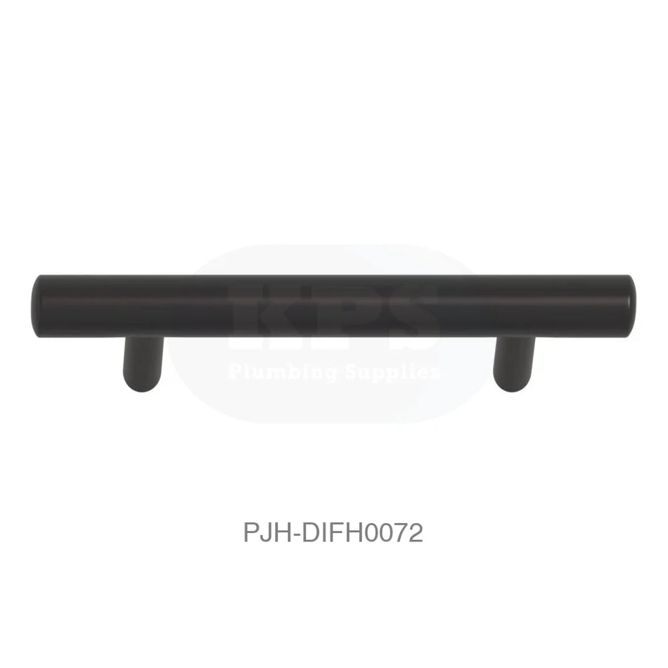 T Bar Handle 160mm Black (96 Ch) Bathroom Brands