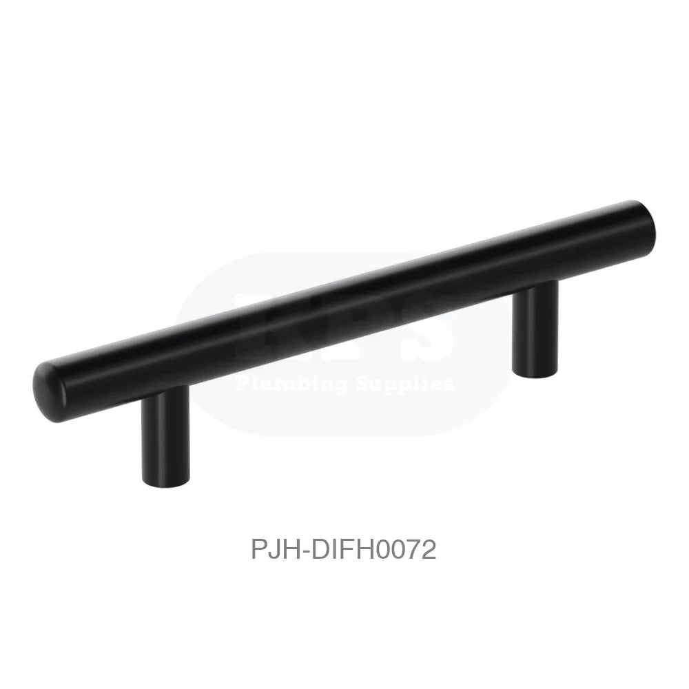 T Bar Handle 160mm Black (96 Ch) Bathroom Brands