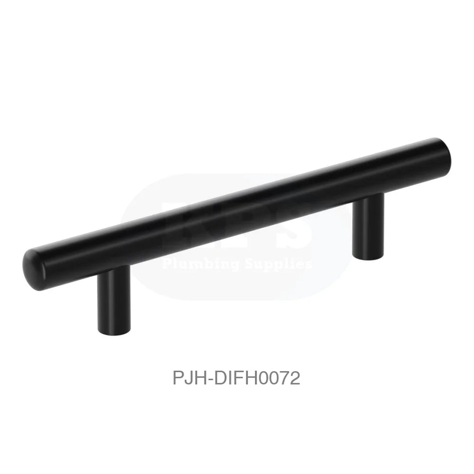 T Bar Handle 160mm Black (96 Ch) Bathroom Brands